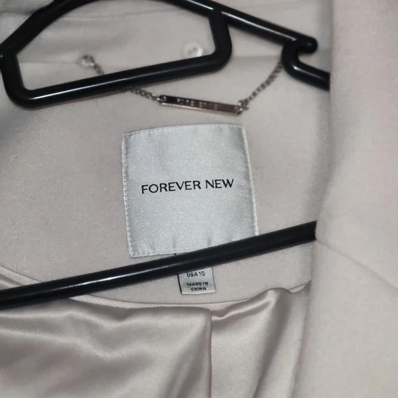 Ladies Size 14 Forever New Wool Blend Coat. - Picture 4 of 7